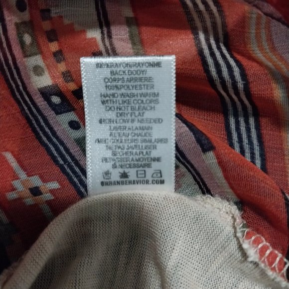 Urban Behavior Rebel Brand Tank Top Size Small - Picture 5 of 5